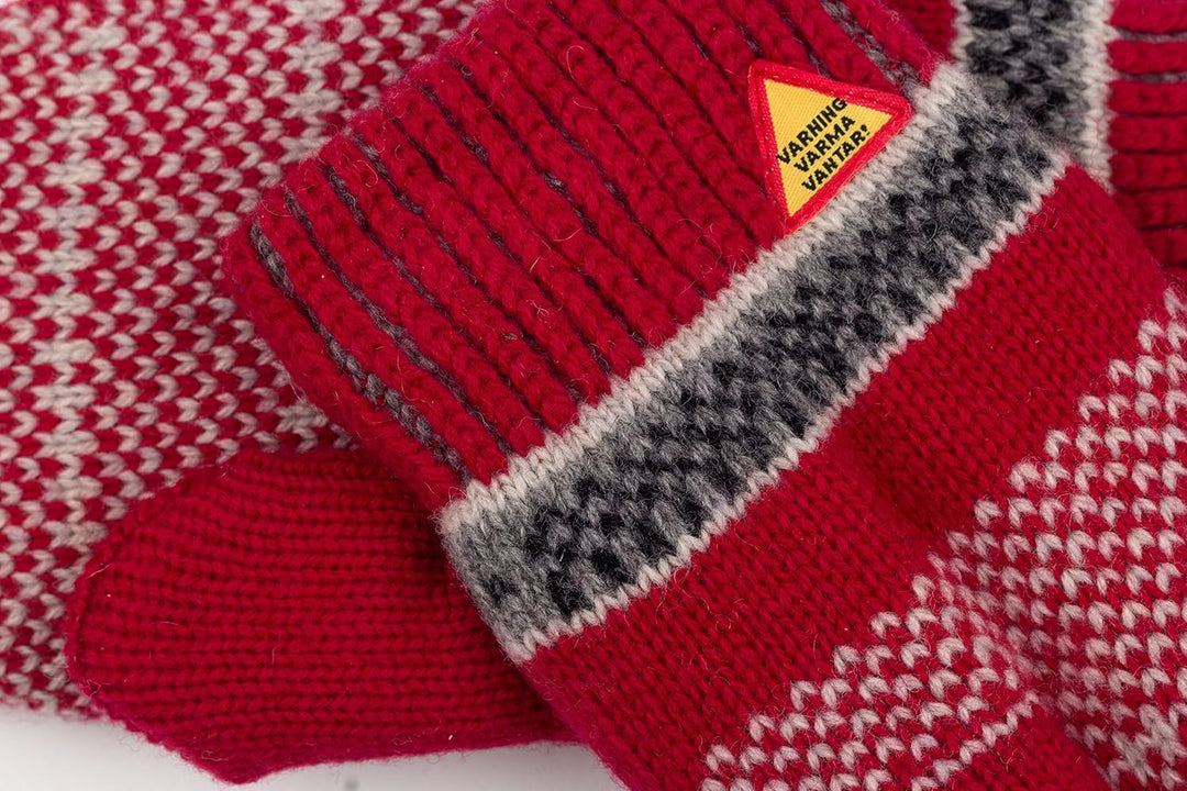 ÖJBRO VANTFABRIK Fäustlinge 4 Lagen 100% Merinowolle versch. Modelle, Grösse S-L (6-11) Handschuhe S