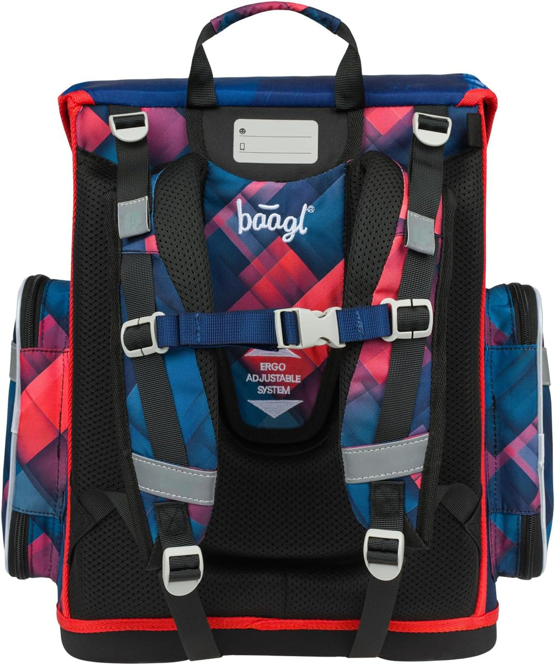 Baagl Schulranzen Jungen Mädchen für 1. Klasse, Ergo Schultasche Grundschule, Leichter Kinder Ranzen