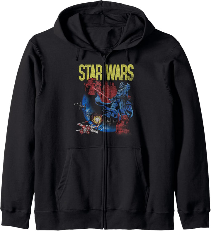 Star Wars Darth Vader Bad Guys Collage Kapuzenjacke