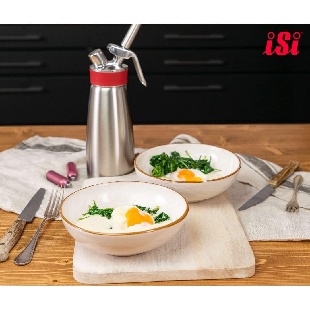 iSi 2715 Dekorationstüllen, 3-teilig + Adapter, Spritztüllen Set, Für Formen und Muster am Teller, Z