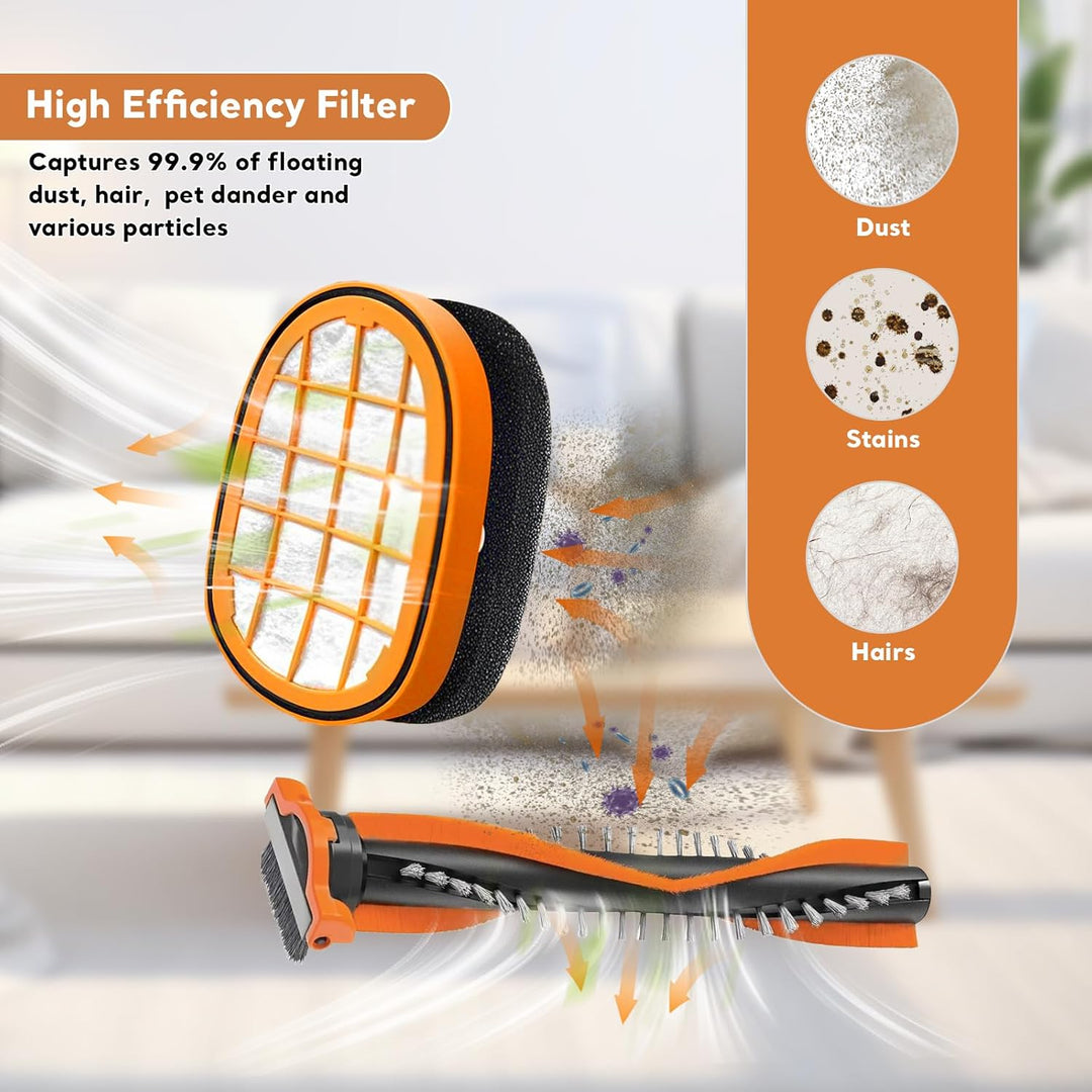 Galerie SV 6 Stück Filter für Philips SpeedPro Max Ersatzteile, Filter für Philips SpeedPro Max Akku