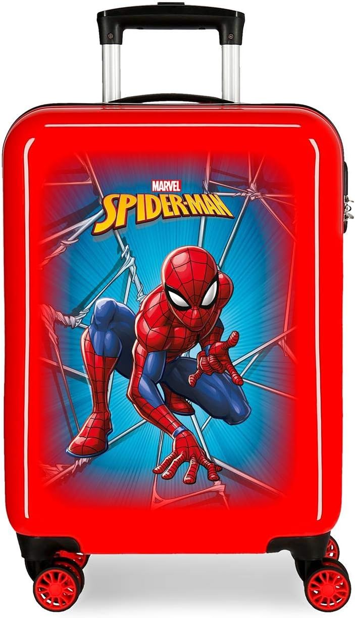 Marvel Spiderman Black Kabinenkoffer Rot 37x55x20 cms Hartschalen ABS Kombinationsschloss 34L 2,6Kgs