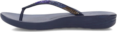 Fitflop Damen Sparkle Classic Iqushion Ombre Flipflop 36 EU Midnight Navy Marineblau, 36 EU Midnight