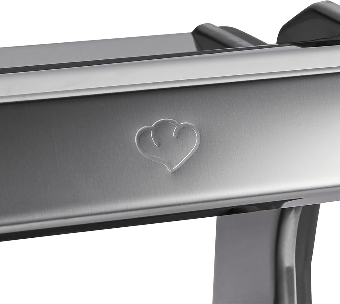 SPRINGLANE Manuelle Nudelmaschine Nonna, Edelstahl, Pastamaker inkl. Rezeptheft, Nudeltrockner & 3 S