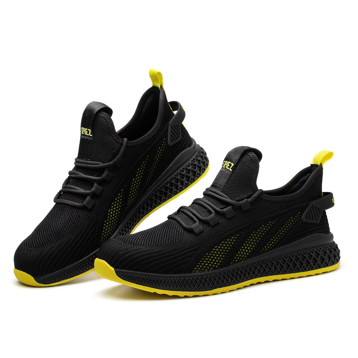 SPIEZ Unisex Sicherheitsschuhe mit Stahlkappe s1, Pannensichere leicht Arbeitsschuhe für Damen und H