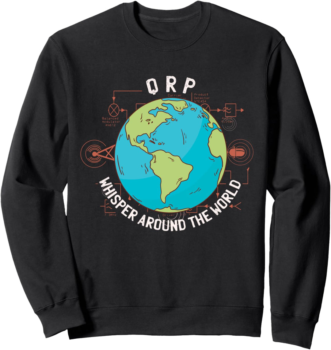 QRP Low Base Mobile Basisstation HF-Band HAM-Radio Sweatshirt