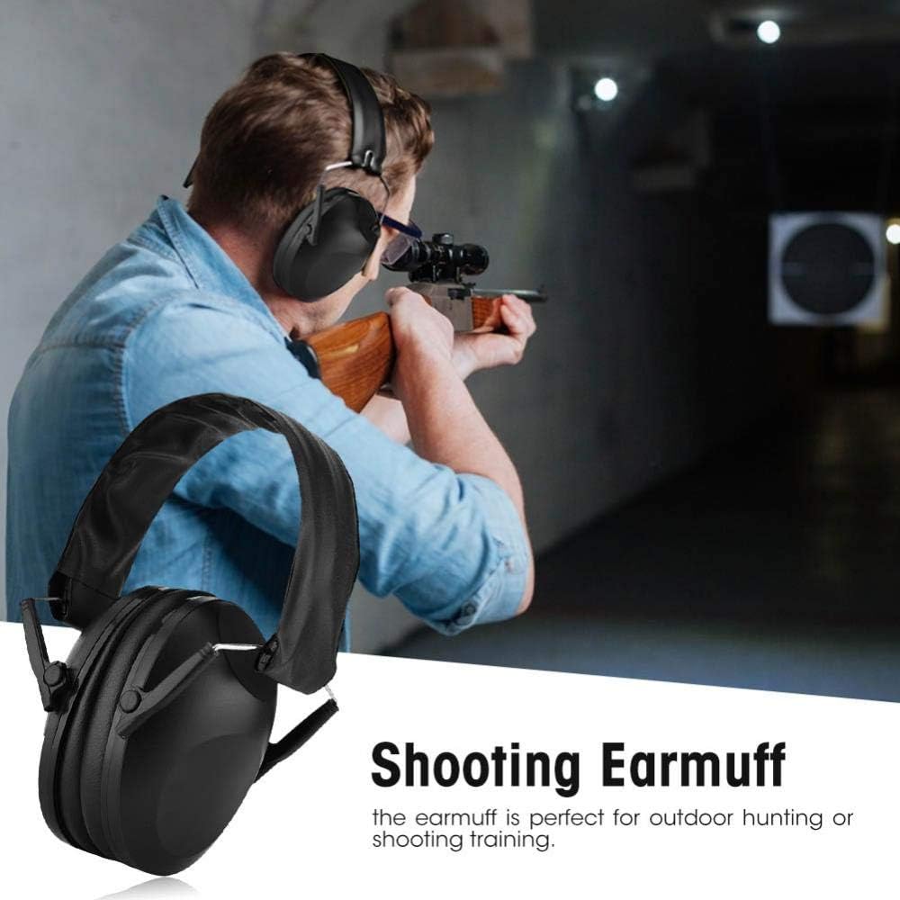 Denash Anti-Interferenz-Ohrenschützer, faltbare Anti-Lärm-Sport-Jagd-Ohrenschützer, Gehörschutz, akt