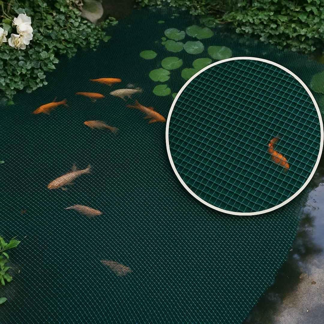 Florade Premium Teichnetz 2,6 × 5 m | Feinmaschig 2 mm | UV-stabil 100% PP 80 g/m² | Laubschutz für
