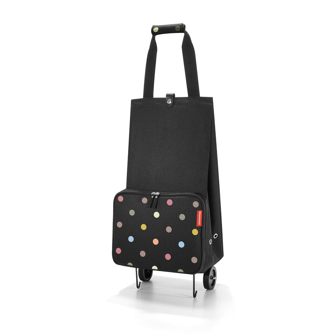 reisenthel foldabletrolley - faltbarer, kompakter Einkaufswagen - einfach zu verstauen, Farbe:schwar