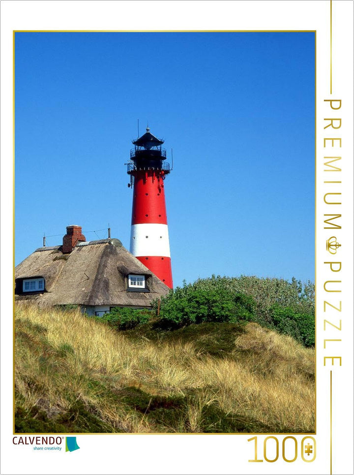 CALVENDO Puzzle Leuchtturm Insel Sylt 1000 Teile Lege-Grösse 48 x 64 cm Foto-Puzzle Bild von Lothar
