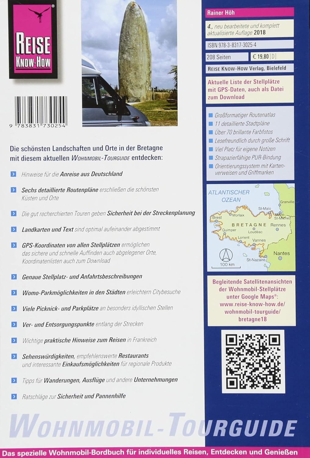 Reise Know-How Wohnmobil-Tourguide Bretagne: Die schönsten Routen, Taschenbuch