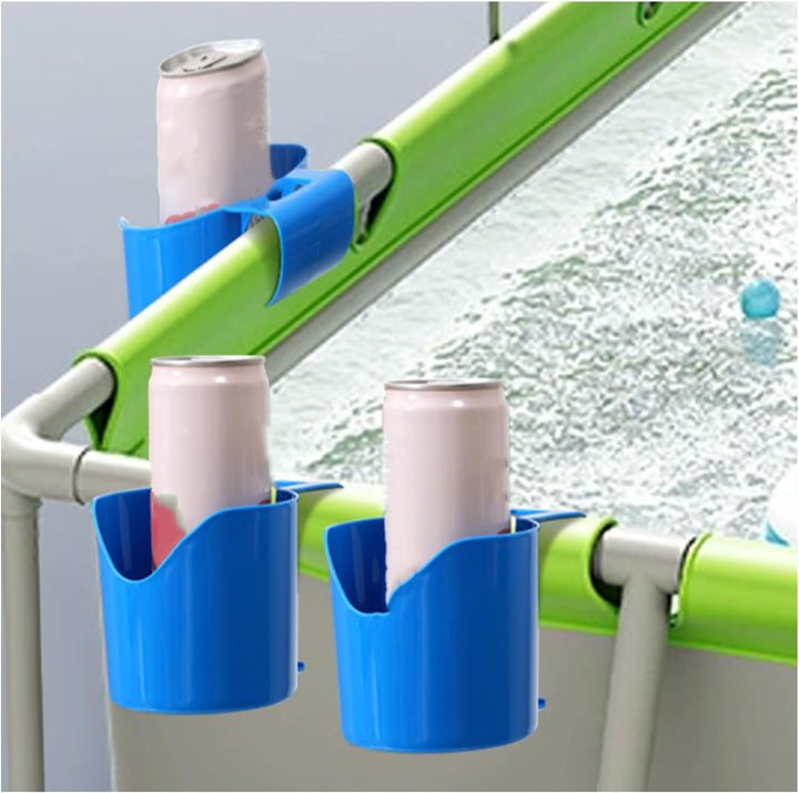 6 Stück Pool Getränkehalter,Poolrand Getränkehalter Pool Becherhalter Multifunktionaler Poolside Cup