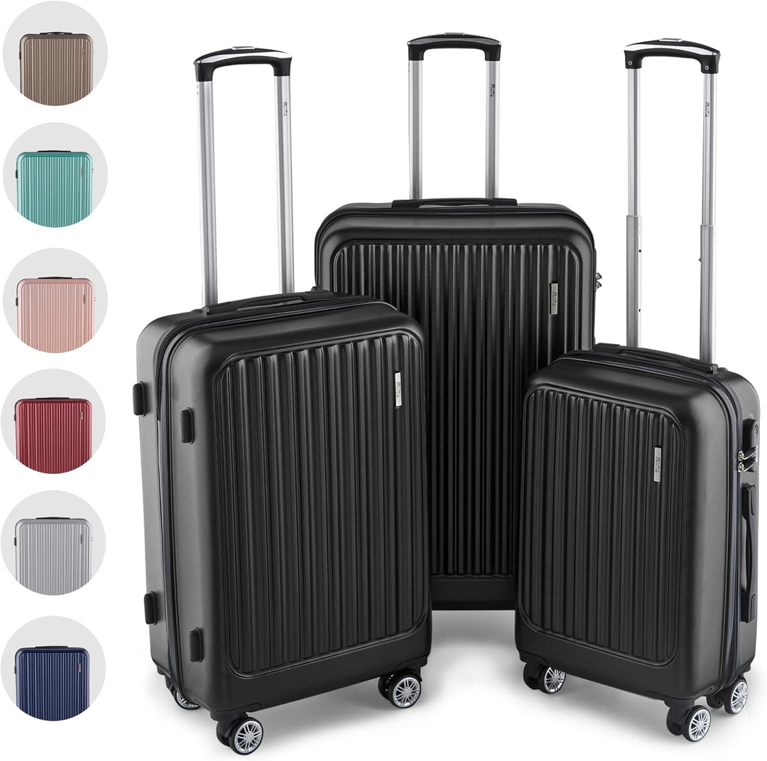 Easy Move Handgepäck Koffer Trolley 54x35x20cm - Reisekoffer 4 Rollen 360° drehbar | Suitcase Carry