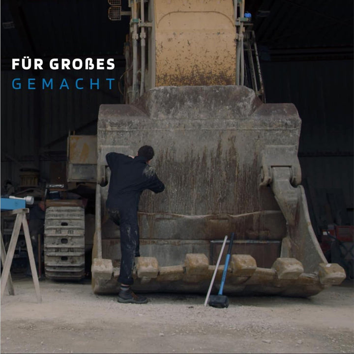 SW-Stahl 51115L Schonhammer Rückschlagfrei 5250g I Gummihammer gross mit Fiberglas-Stiel I Schonhamm