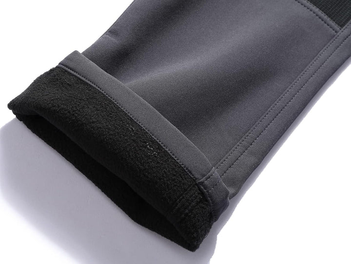 BenBoy Herren Wanderhose Wasserdicht Softshellhose Outdoorhose Winddicht Warm Gefüttert Skihose Snow