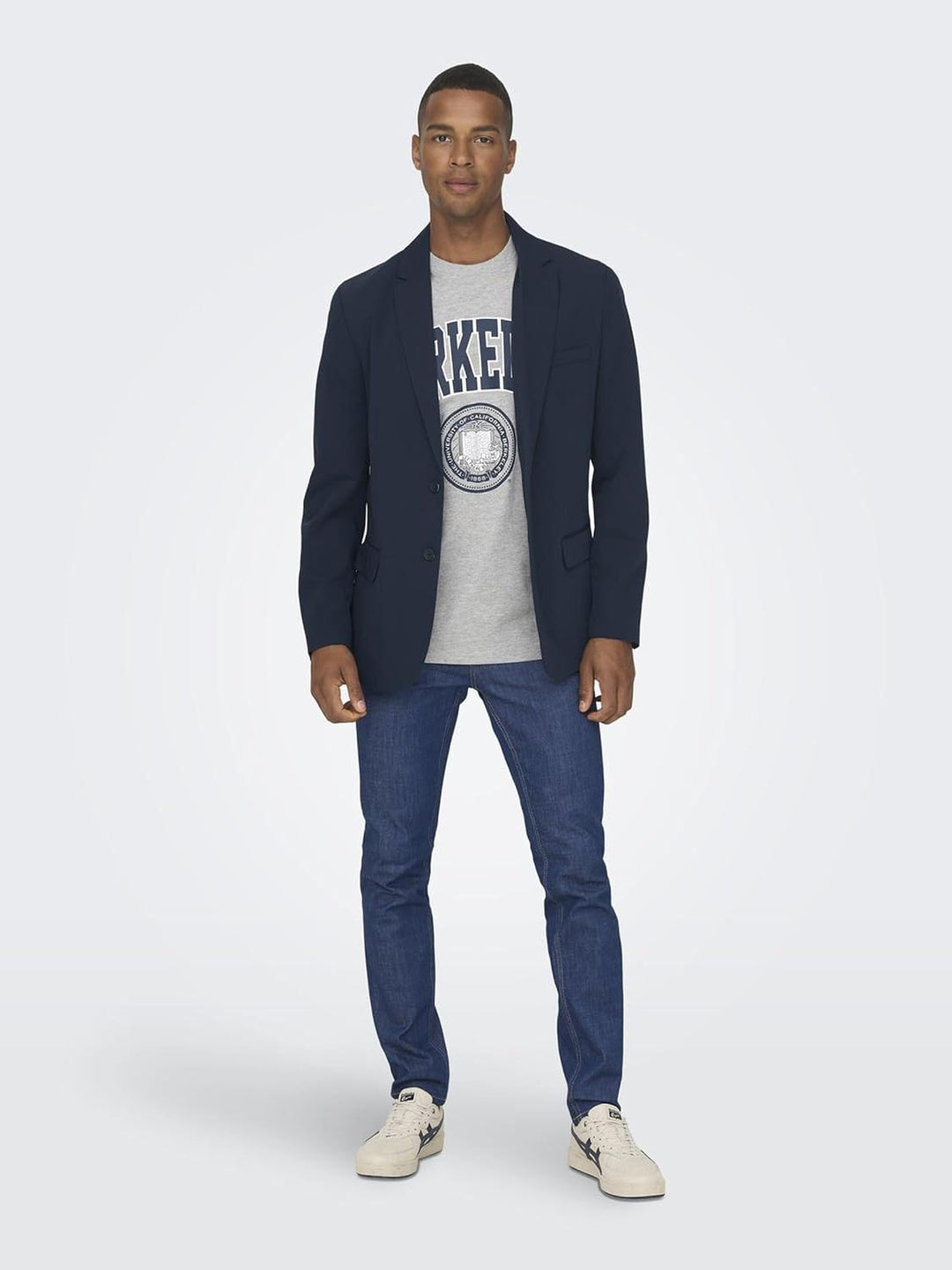 Only &amp; Sons Male Blazer -ONSEVE Blazer | Blazer 48 Navy Blazer, 48 Navy Blazer