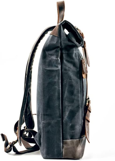 Motorrad Rucksack Craftride CR3 Canvas Tasche gewachst 13Ltr in schwarz