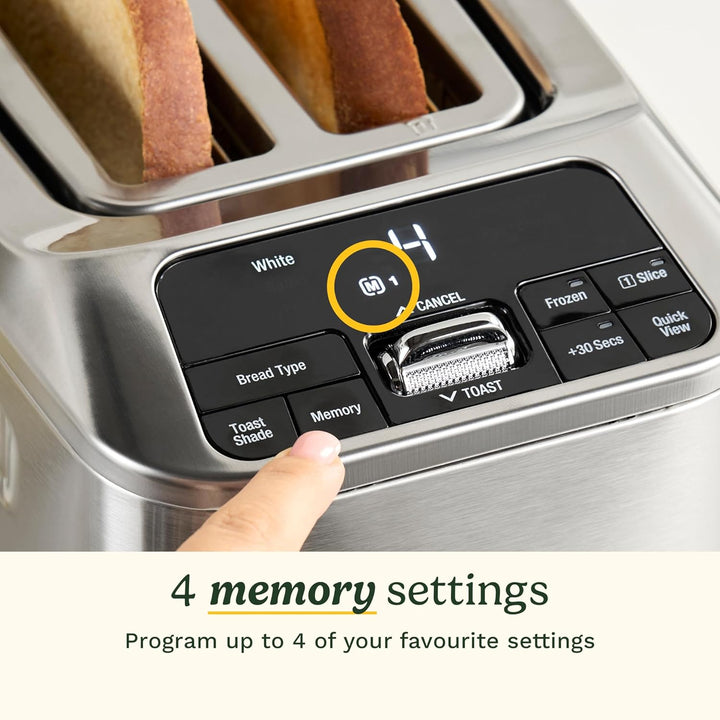 Cuisinart Smart Elite 2-Scheiben-Toaster | Extra lange Schlitze für handwerkliches Brot | Speichern