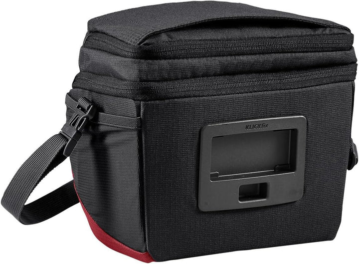 Vaude OnTour Box M (KLICKfix ready) Lenkertaschen Black/Carmine, Black/Carmine