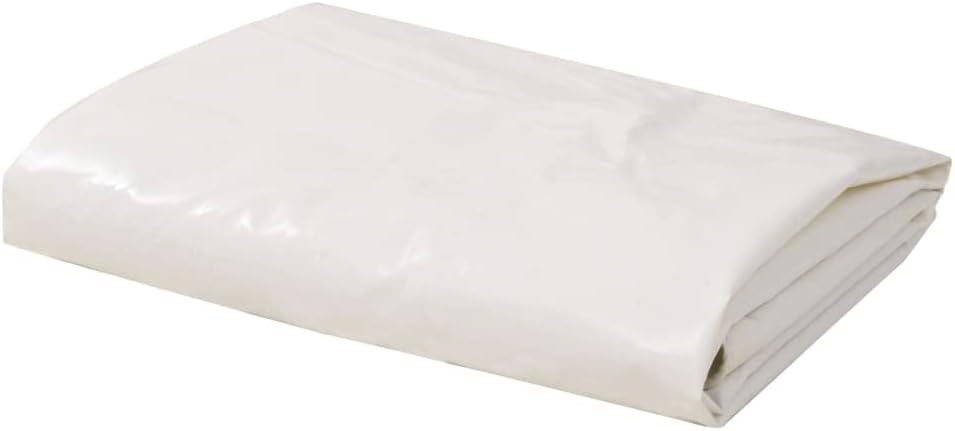 vidaXL Abdeckplane PVC 650g/m² 4x5m Weiss LKW Plane Schutzplane Gewebeplane 4 x 5 m Weiss, 4 x 5 m W