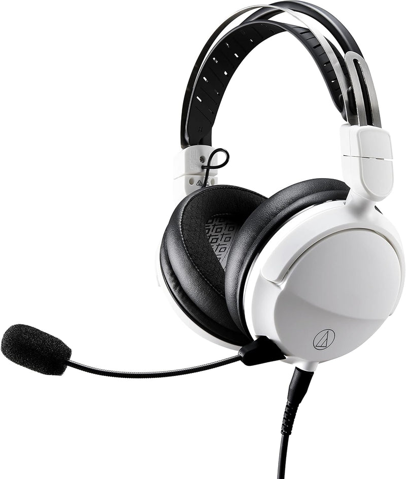 Audio-Technica GL3 Geschlossenes Hi-Fi-Gaming-Headset Weiss White, White