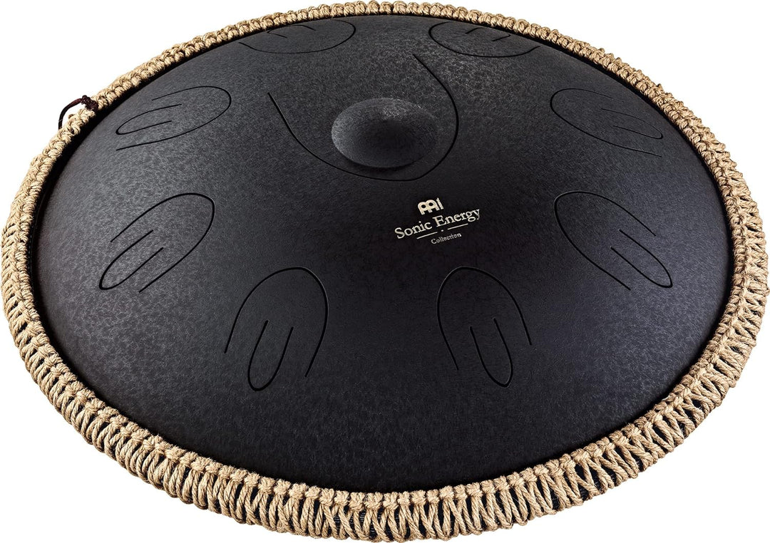Sonic Energy 16" Oktavierte Zungentrommel – D Kurd – Schwarz – Für Meditation, Yoga, Percussion – In