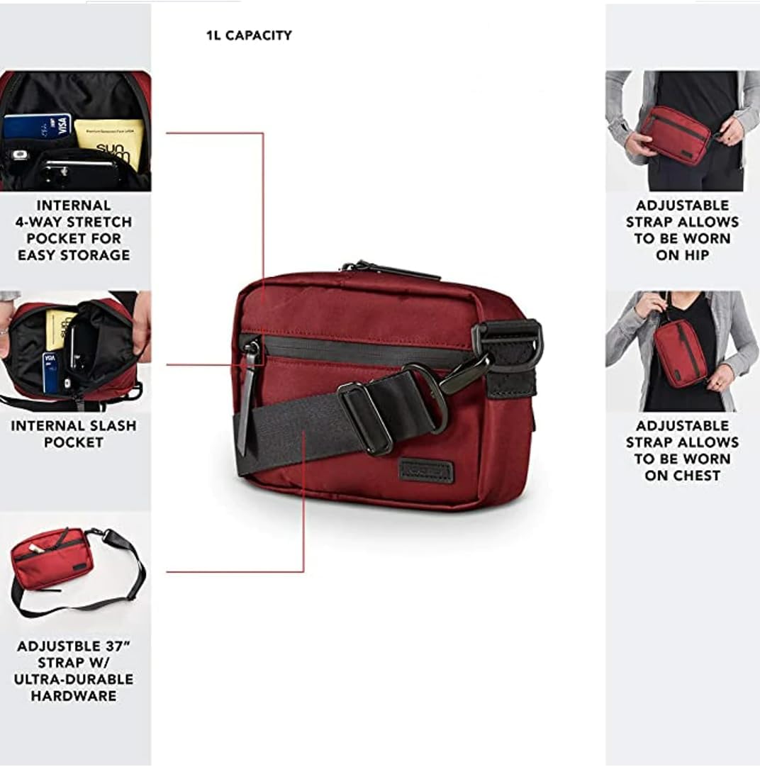 OGIO 2020 XIX Women's Crossbody Ziffer, Ziffer