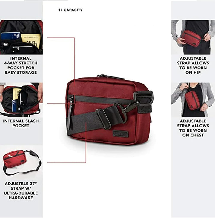 OGIO 2020 XIX Women's Crossbody Ziffer, Ziffer