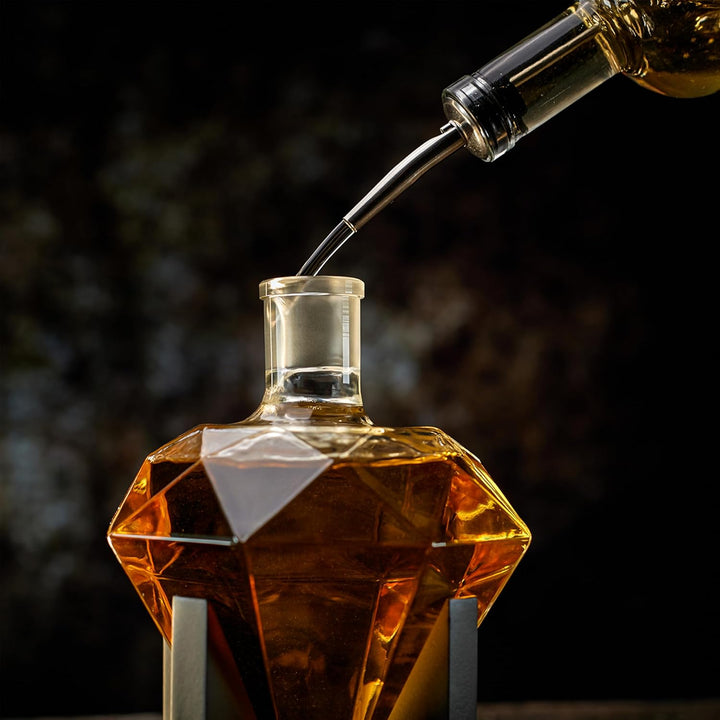 WHISISKEY Whisky Karaffe Set - Whiskey Geschenkset - Geschenke für Männer - Männergeschenke Geschenk