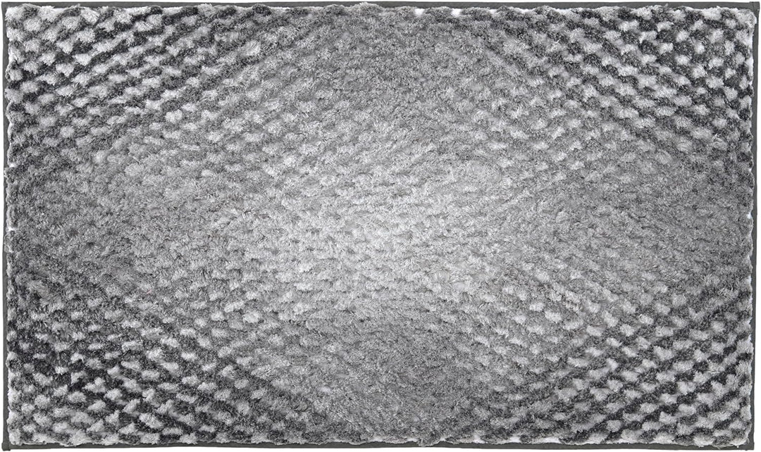 Kleine Wolke Badteppich Cory Anthrazit 70x120 cm grau
