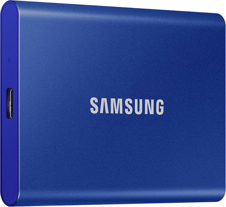Samsung Portable SSD T7, 500 GB, USB 3.2 Gen.2, 1.050 MB/s Lesen, 1.000 MB/s Schreiben, Externe SSD
