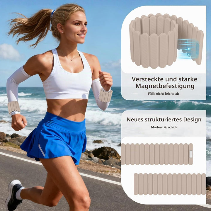Abahub Magnetische Gewichte Hand Fuss Wrist Ankle Weights Handgelenk Gewichte für Beine und Arme Set