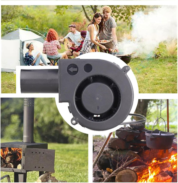 Wathai 97mm Radiallüfter 230V Gebläse mit Drehzahlregler 230V Regelbarer Turbinen Lüfter, Rohr für K