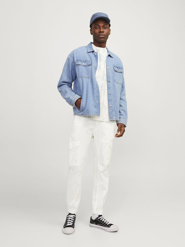 JACK & JONES Herren Jpstpaul Jjflake Cargo Noos Cargohose 27W / 32L Cloud Dancer, 27W / 32L Cloud Da