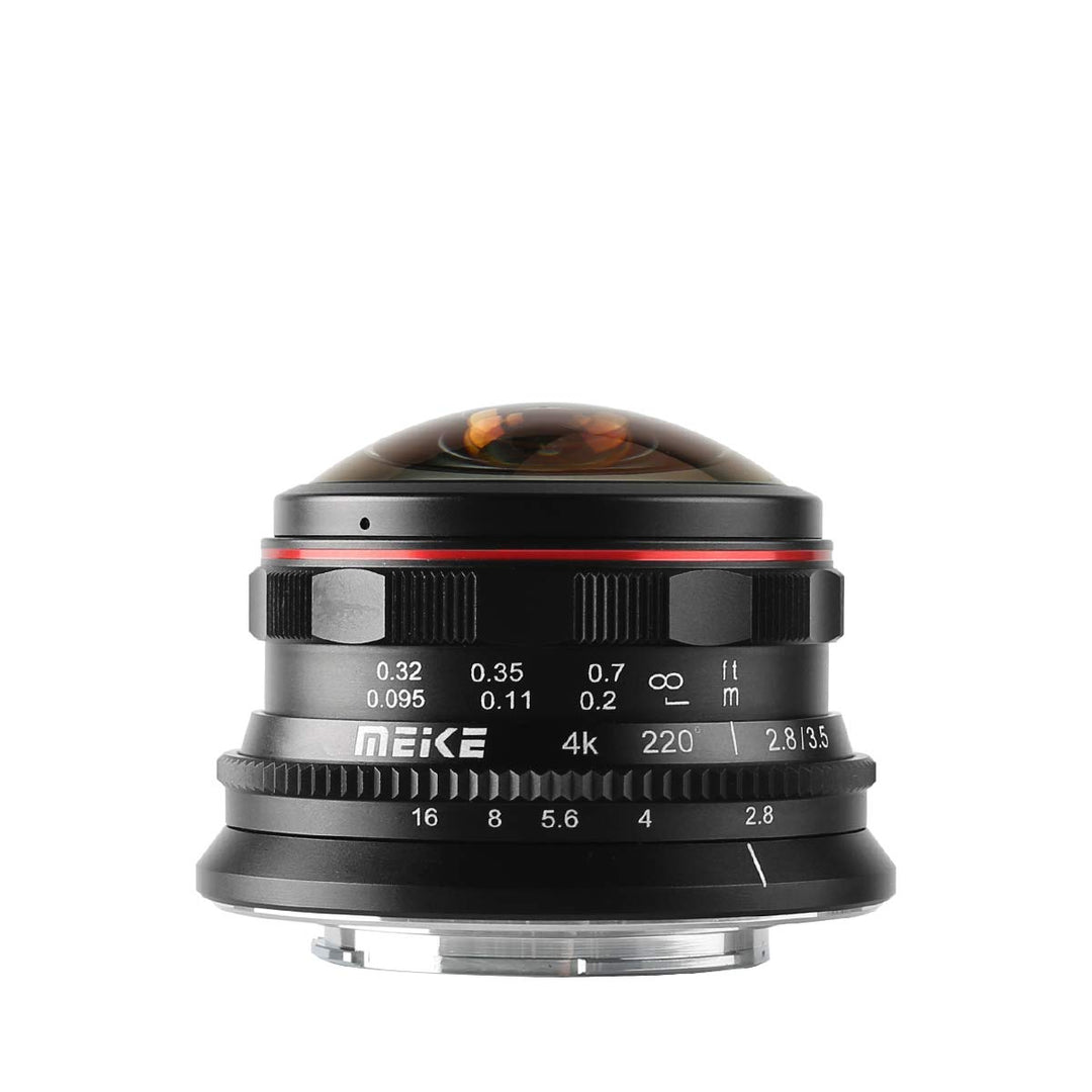 Meike MK-3.5mm f2.8 Ultra Wide Circular Fisheye Lens for Olympus Panasonic Lumix MFT Micro 4/3 Mount