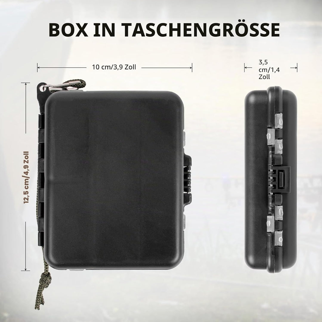 SF 217pcs Karpfenangel-Zubehörset mit Angelkoffer Inklusive Anti-Tangle-Hülle, Köderschrauben, Haken