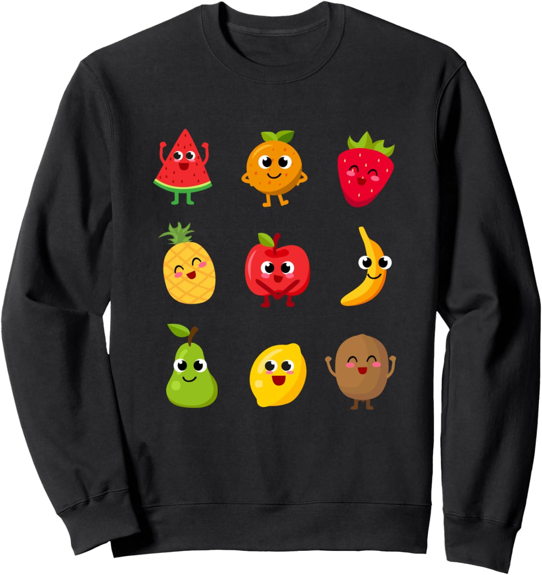 Früchte Frucht Obst Gemüse Funny Fruits Veganer Sweatshirt