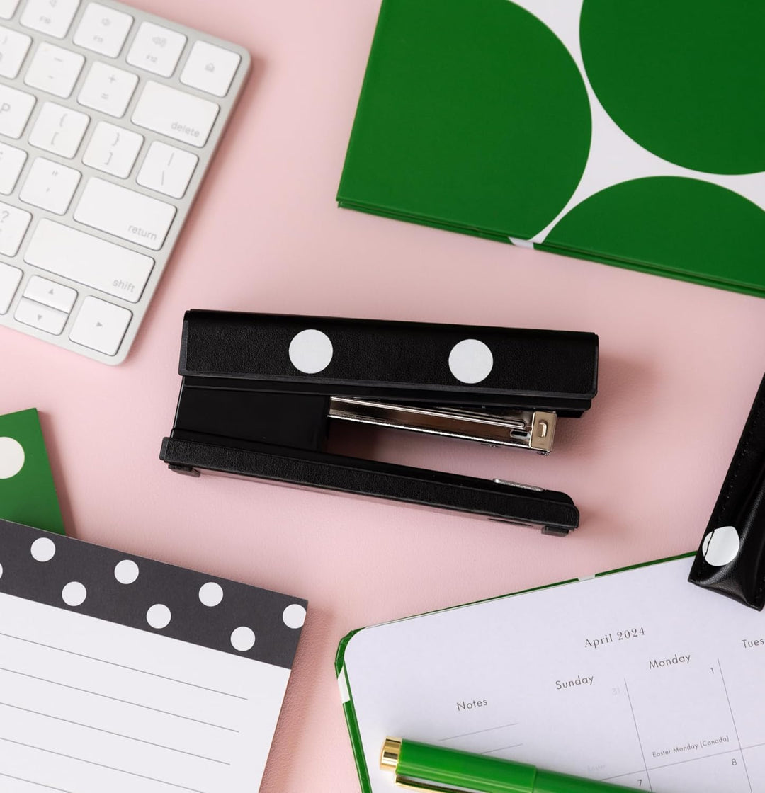 Kate Spade New York Black Stapler, Cute Stapler for Office or Home, Decorative Desk Accessory, Pictu