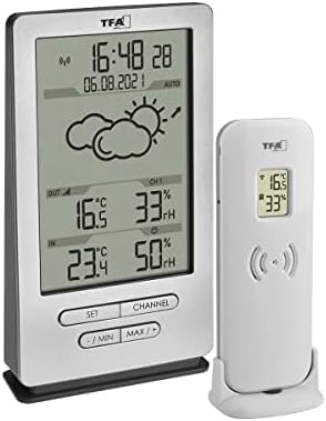 TFA Dostmann Funk Wetterstation Xena, 35.1162.54, mit Aussensensor, Innen und Aussentemperatur, mit