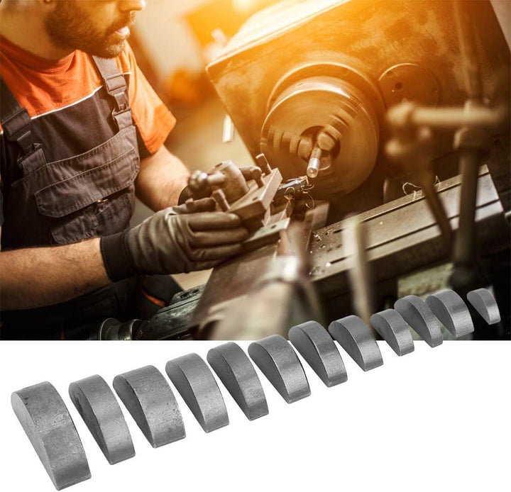 21 Arten von Scheibenfeder, 135-tlg. Scheibenfeder-Sortiment-Kit, Schwungrad-Riemenscheibe-Kurbelwel