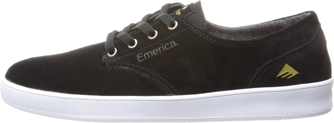 Emerica LACED BY LEO ROMERO 6102000082 Herren Sneaker 36.5 EU Schwarz Schwarz Weiss, 36.5 EU Schwarz
