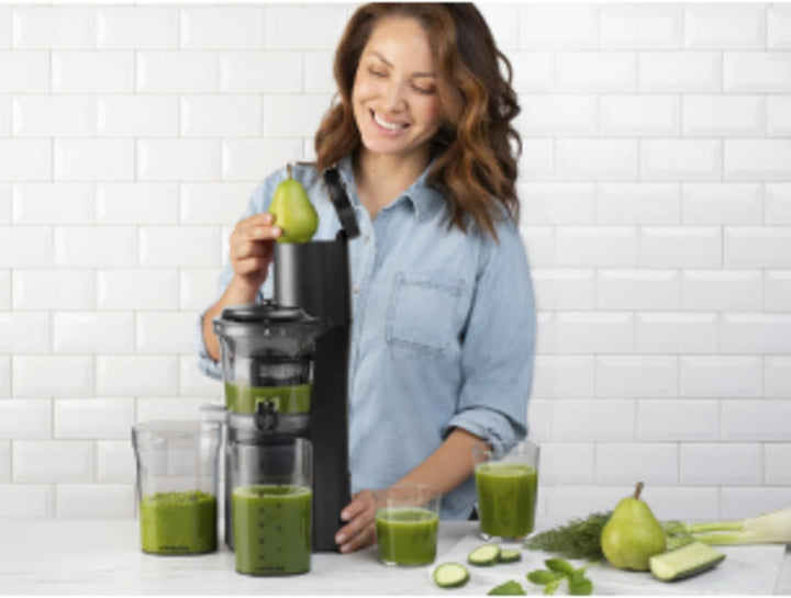 nutribullet Slow Juicer Entsafter, Kaltentsafter, Obst- und Gemüseextraktor, Fruchtsaftpresse, Tägli