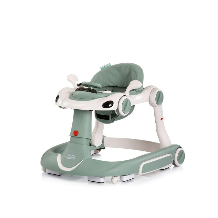 Chipolino Lauflernhilfe Happy Walker 5 in 1 Schaukelfunktion Musik Lichter Räder grün, grün