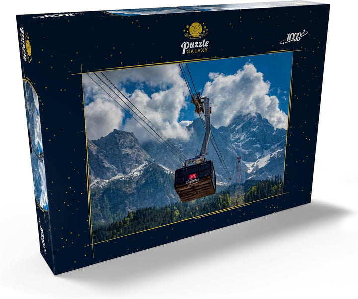 Seilbahn auf die Zugspitze (2962m), Garmisch-Partenkirchen - Premium 1000 Teile Puzzle - MyPuzzle So
