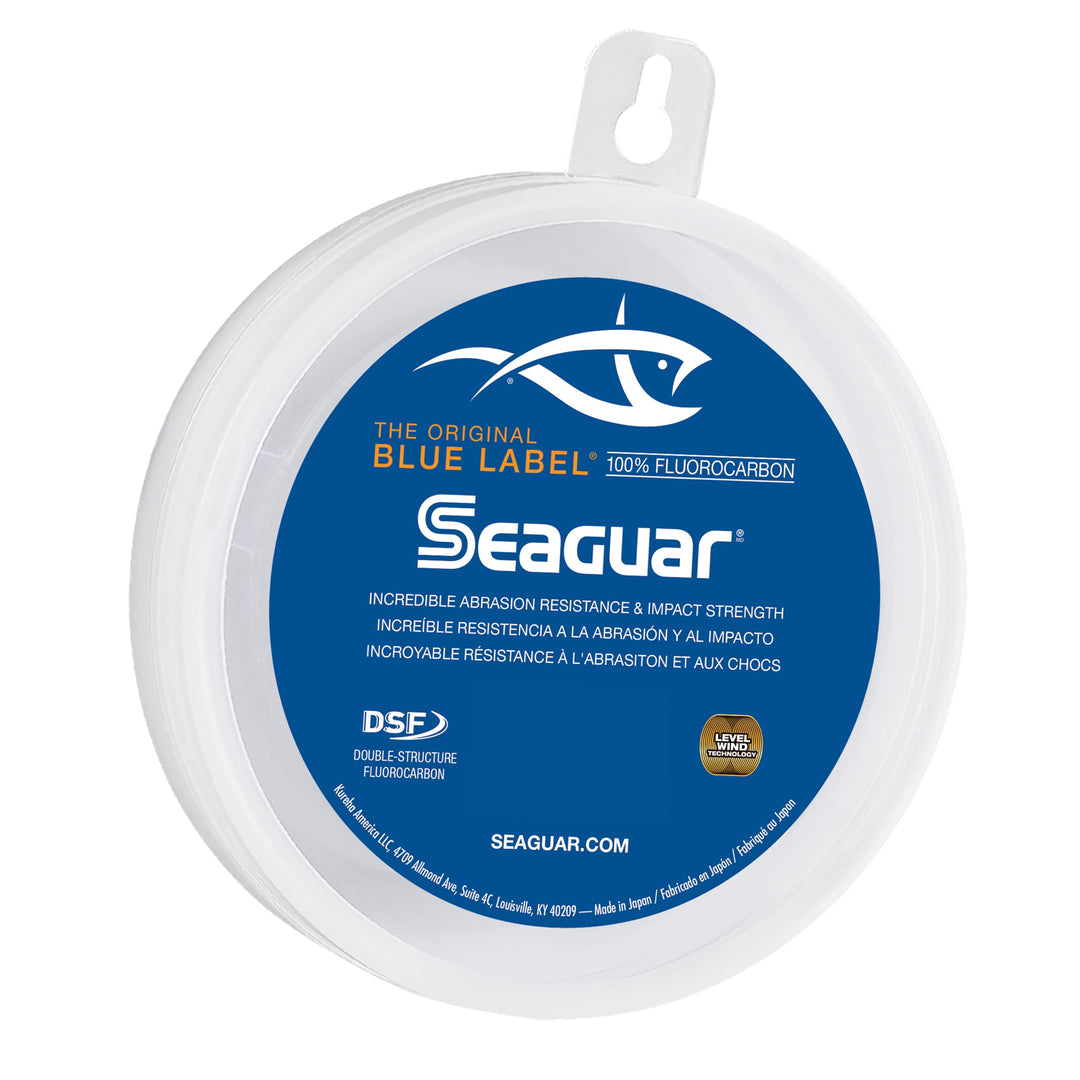 Seaguar Blue Label Fluorocarbon Angelschnur, das Original Fluoro Leader, unglaubliche Schlag- und Ab