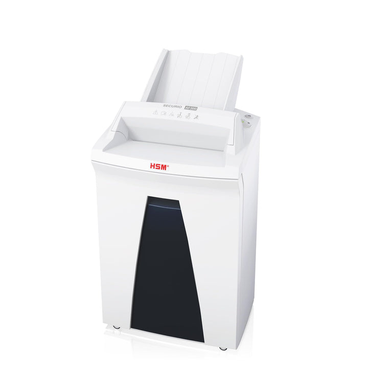HSM SECURIO AF300 Office Autofeed Aktenvernichter, Sicherheitsstufe P5, Partikelschnitt, 300 Blatt a