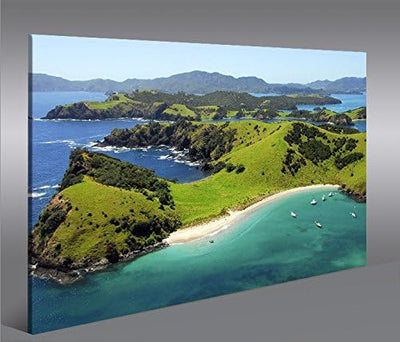 islandburner Bild Bilder auf Leinwand Neuseeland 1p XXL Poster Leinwandbild Wandbild Art up Your Lif