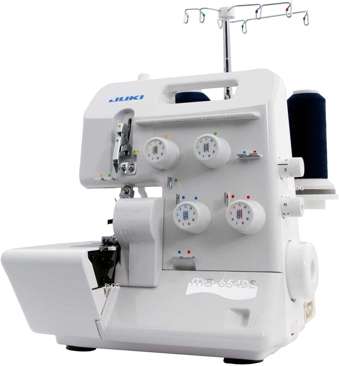 JUKI MO654DE Haushaltsmaschine, Aluminiumlegierung, Weiss, 34 x 27 x 29,5