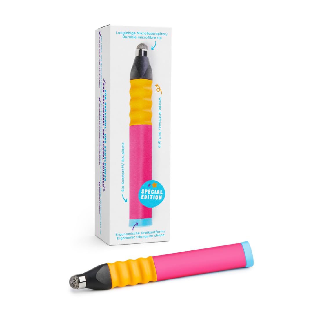 Edurino Ergonomischer Eingabestift I Special Edition | Tablet Stift für Kinder I Eingabestift für Ed