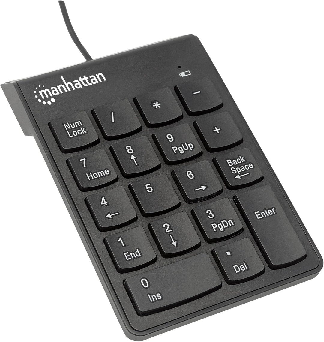 Manhattan-Products Ziffernblock - USB Nummernblock, kabelgebundenes Keypad, NumLock-Funktion, Ultrad
